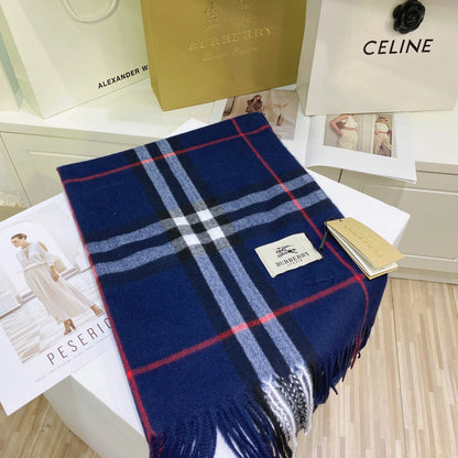 Classic Plaid Tassel Unisex Scarf