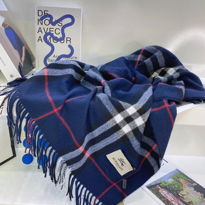 Classic Plaid Tassel Unisex Scarf