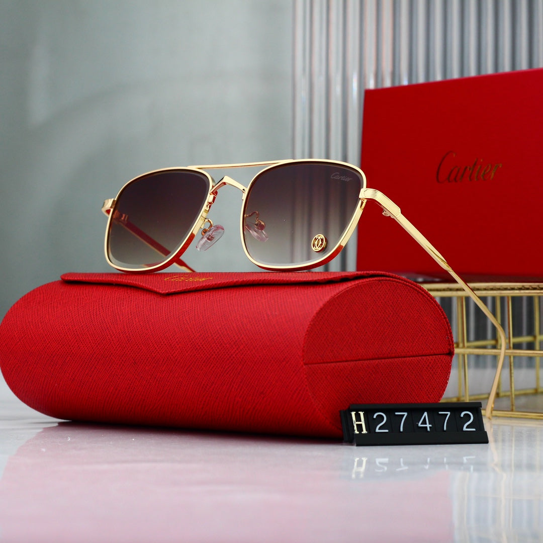 Golden Frame Sunglasses