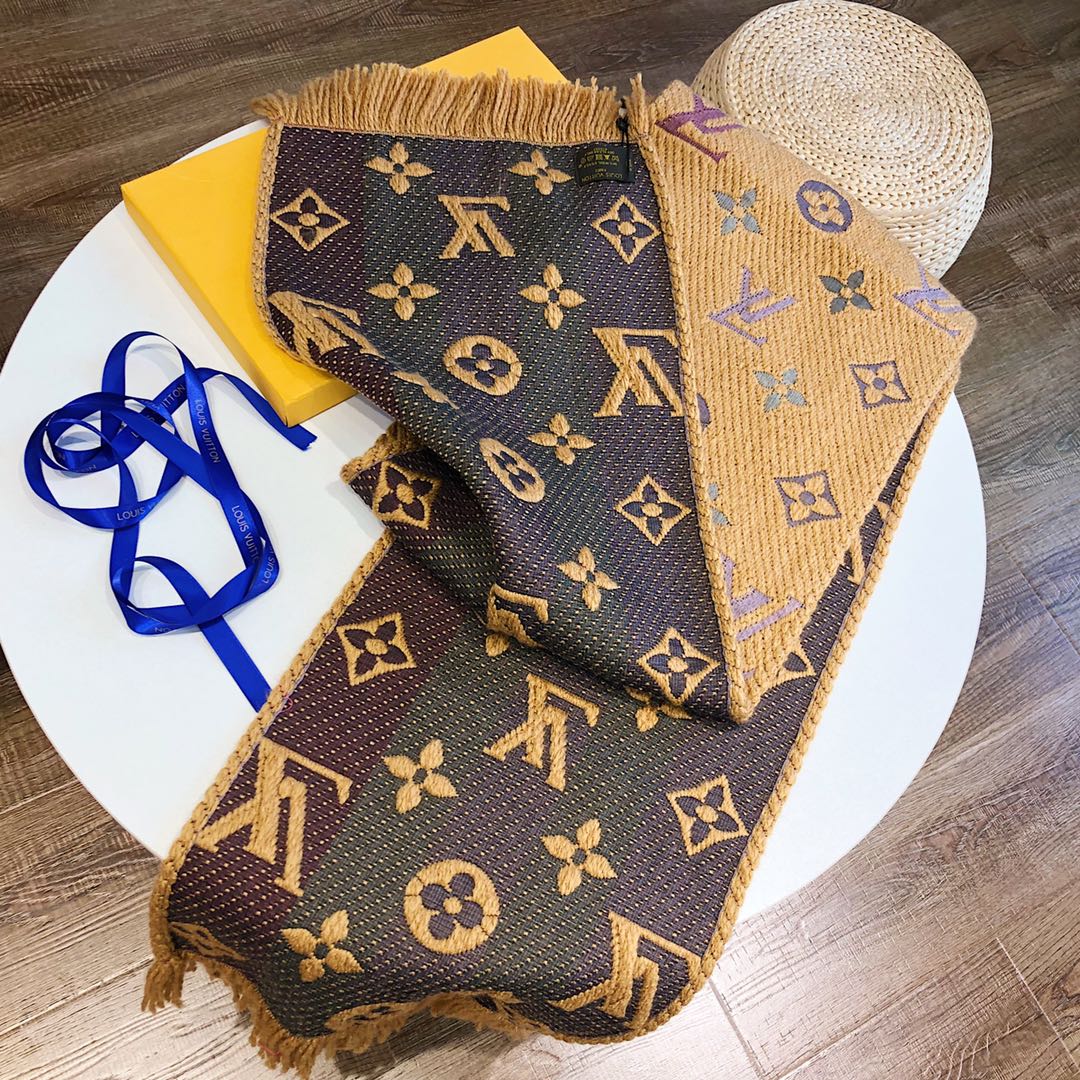 Temperament Monogram Element Scarf