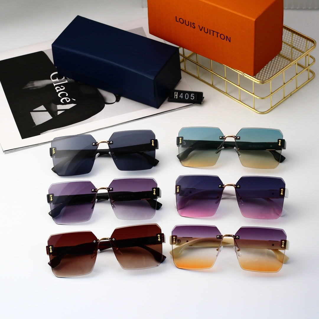 Frameless summer sunglasses