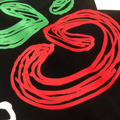 Red Green Print T Shirt